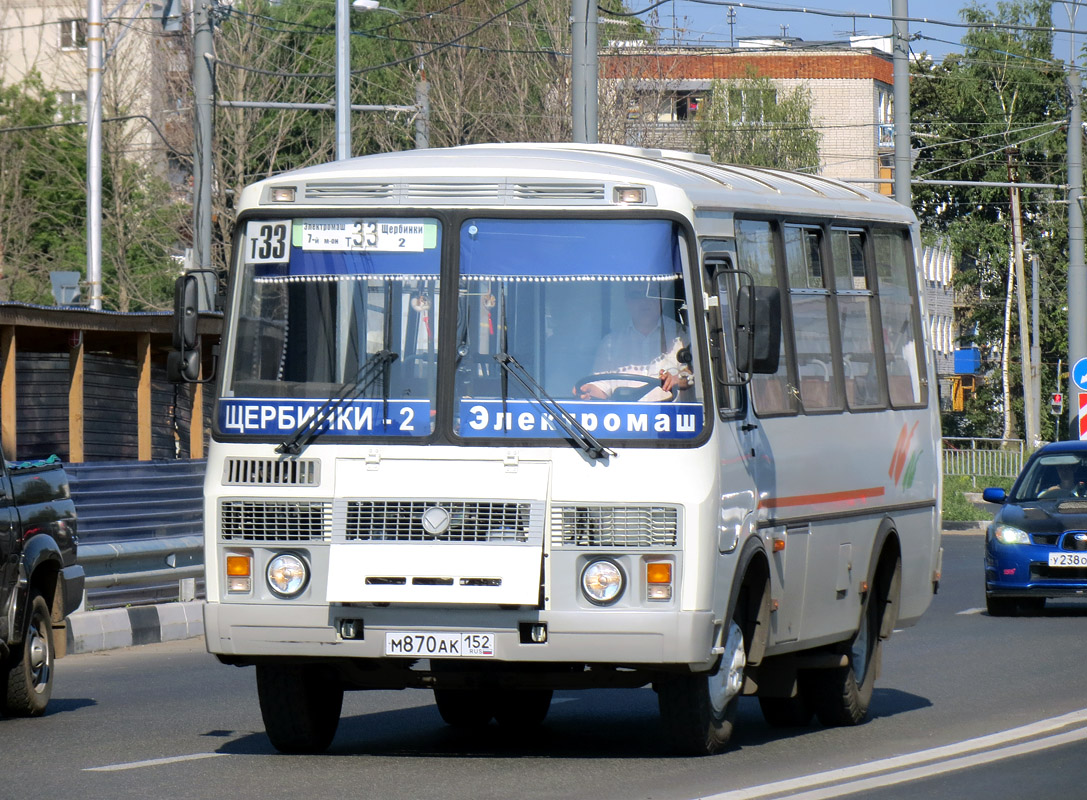 Нижегородская область, ПАЗ-32054 № М 870 АК 152