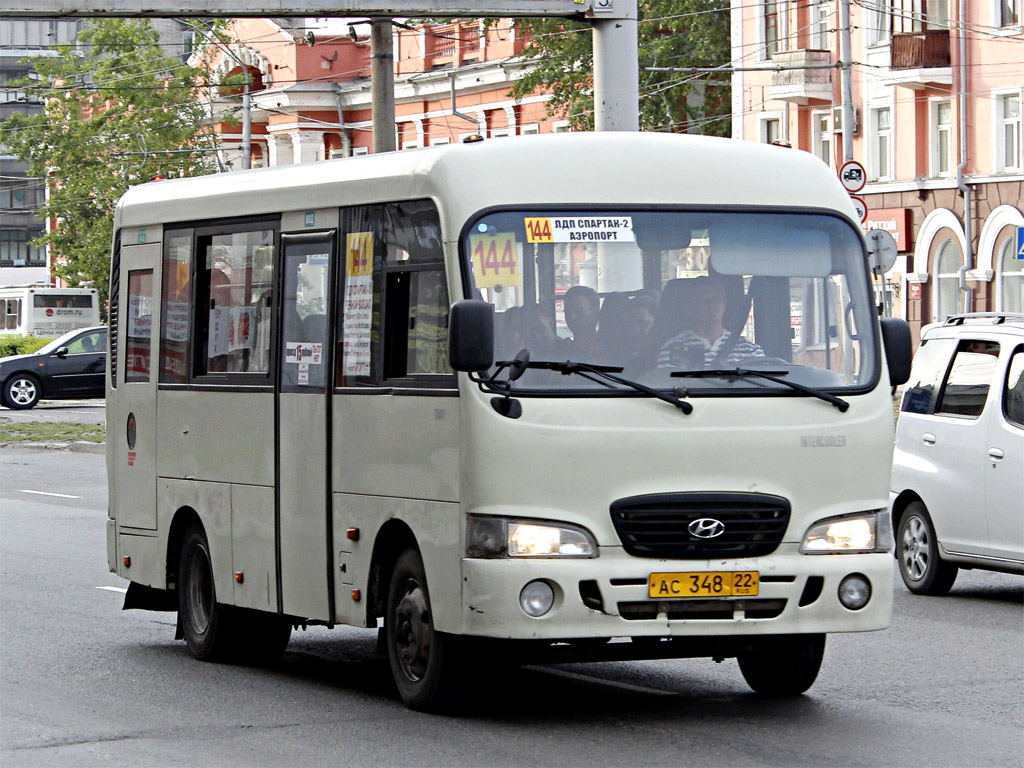 Алтайский край, Hyundai County SWB (РЗГА) № АС 348 22