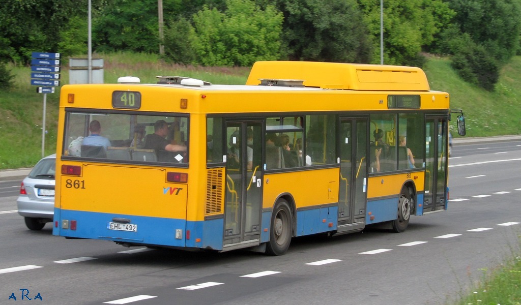 Литва, MAN A15 NL232 CNG № 861