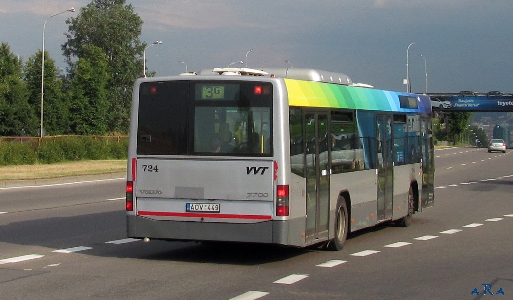 Литва, Volvo 7700 № 724