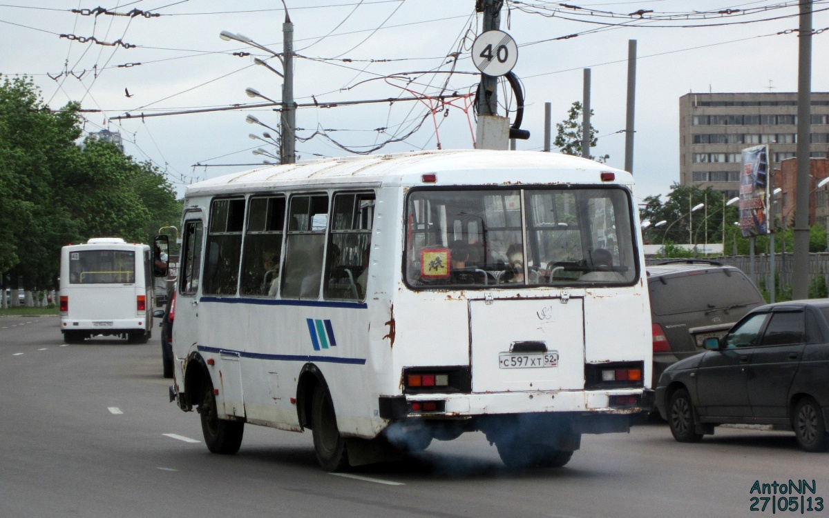 Нижегородская область, ПАЗ-3205 (00) № С 597 ХТ 52