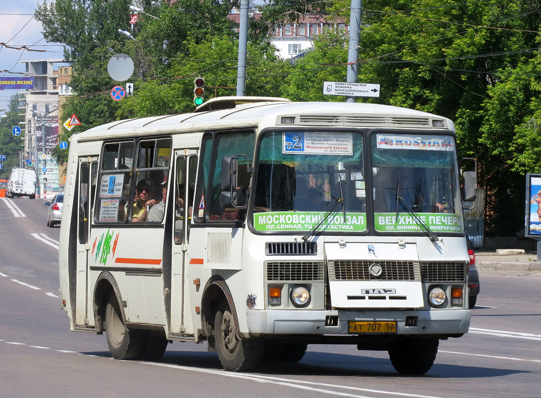 Нижегородская область, ПАЗ-32054 № АТ 707 52