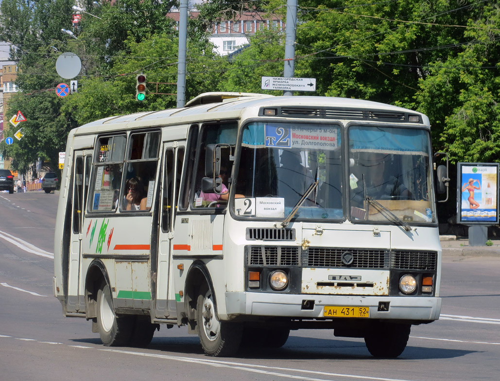 Нижегородская область, ПАЗ-32054 № АН 431 52