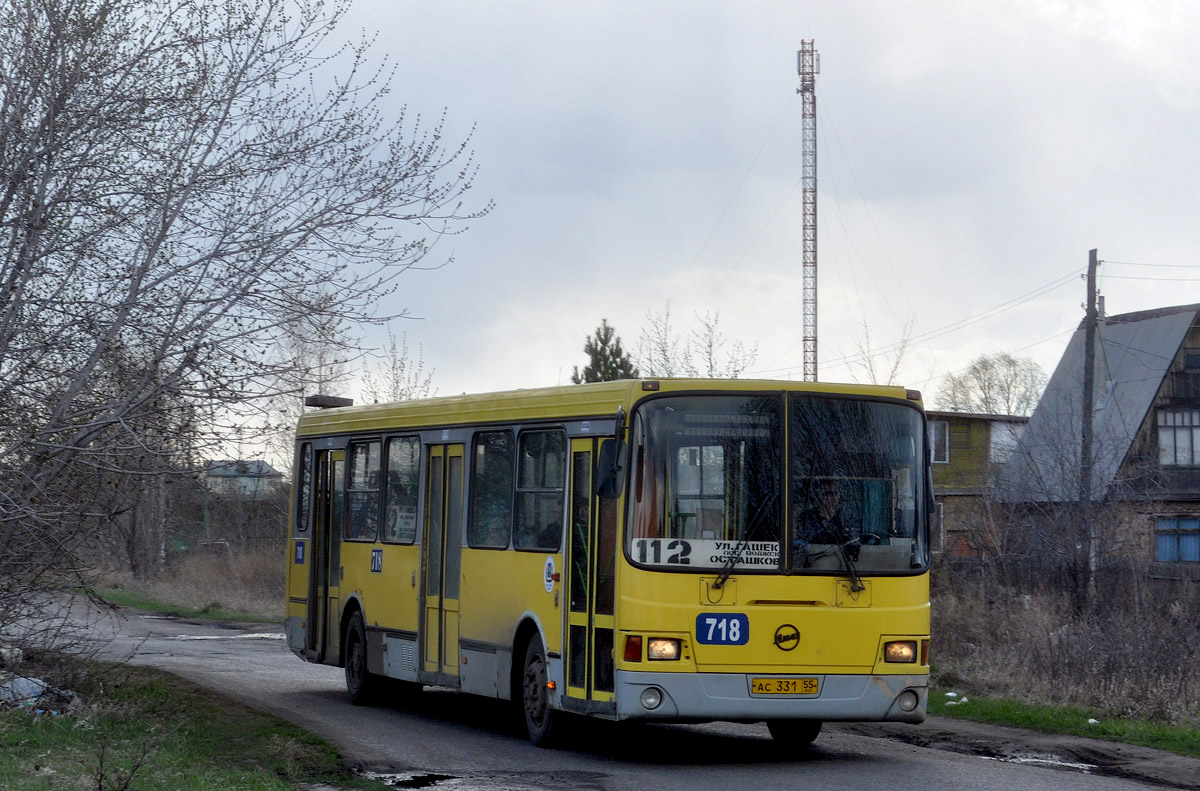 Omsk region, LiAZ-5256.45 č. 718