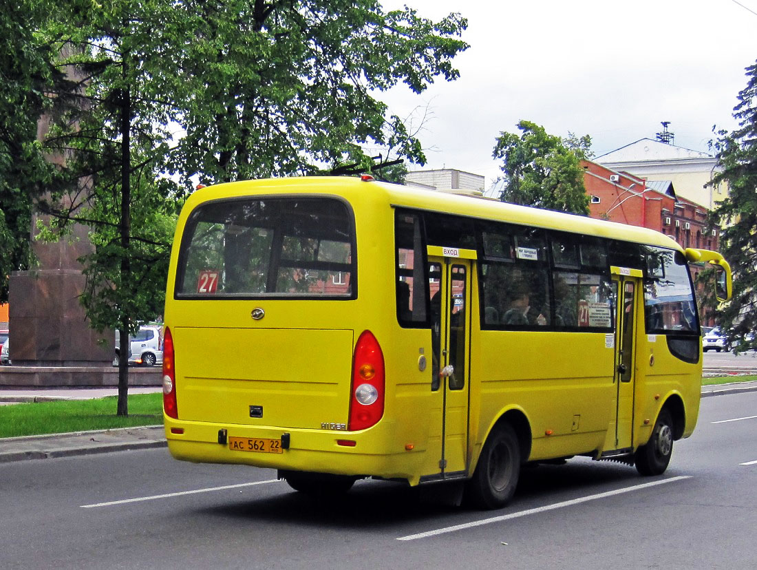 Алтайский край, Higer KLQ6728G № АС 562 22