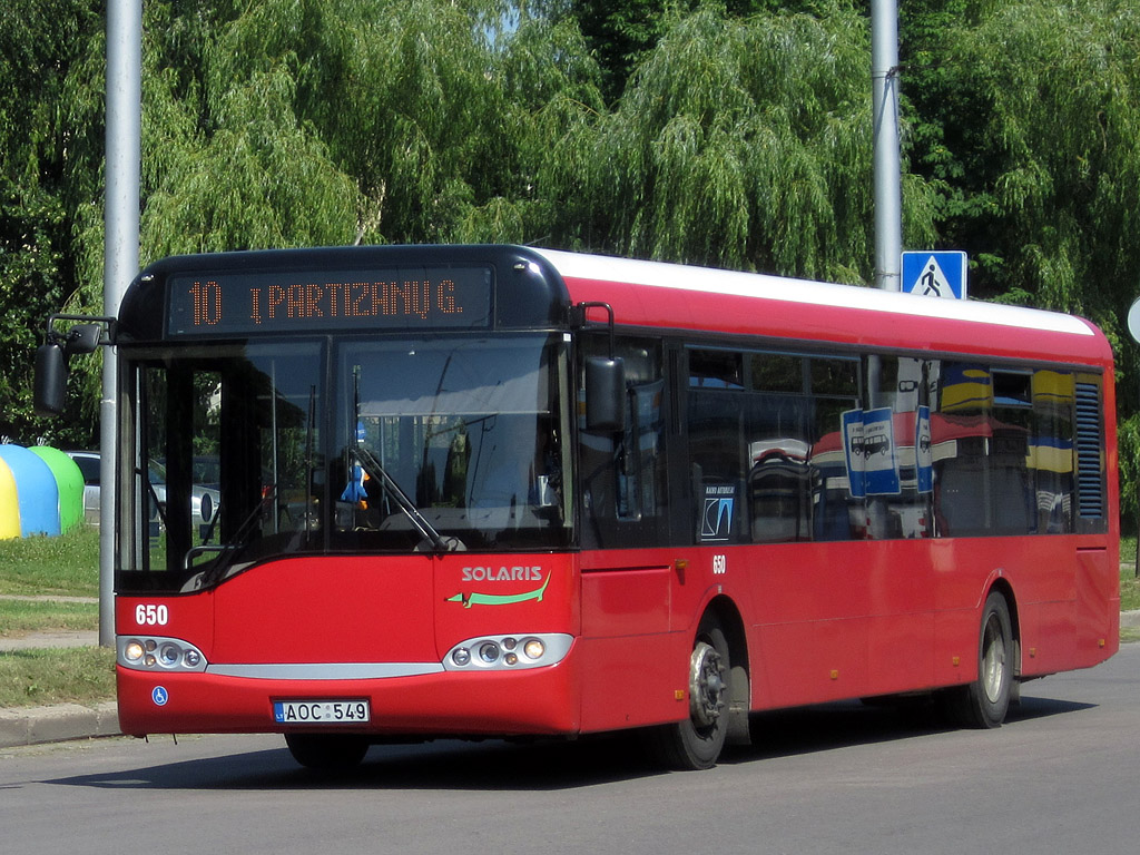 Литва, Solaris Urbino II 12 № 650