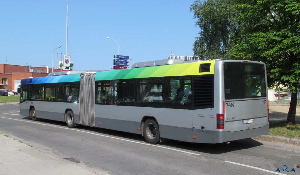 Литва, Volvo 7700A № 748