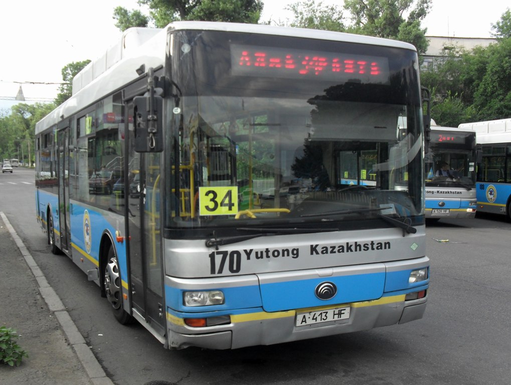 Алматы, Yutong ZK6120HGM № 170