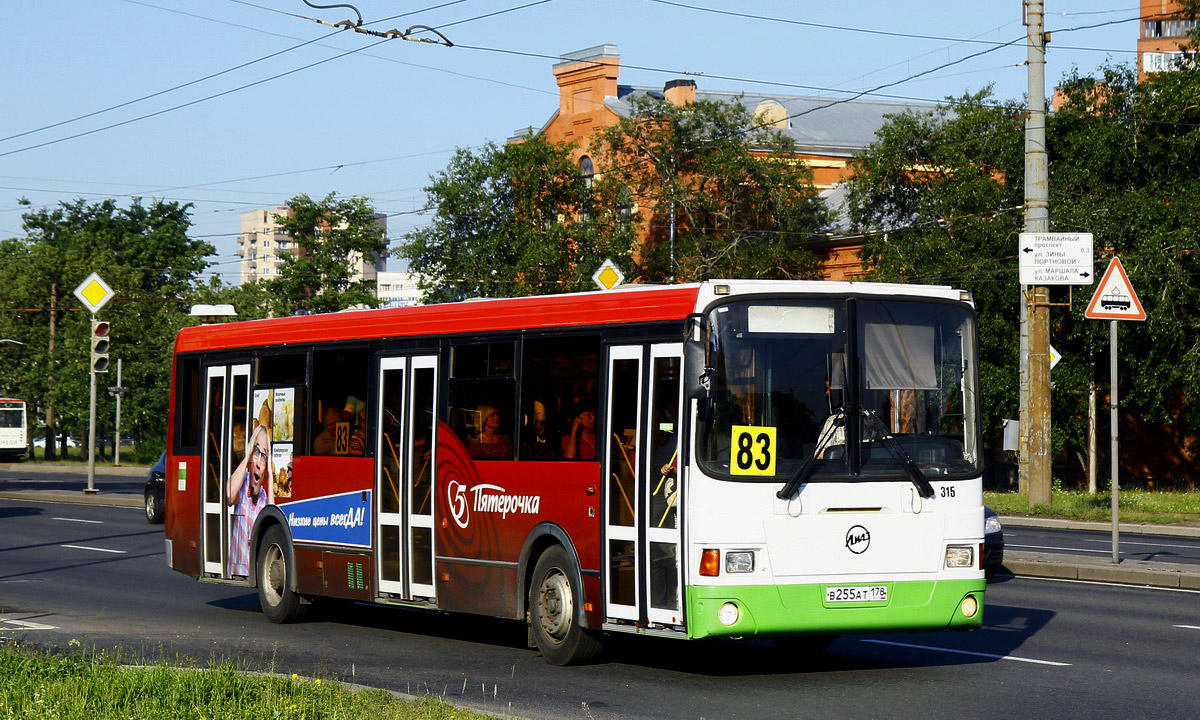 Sankt Petersburg, LiAZ-5293.53 Nr 315