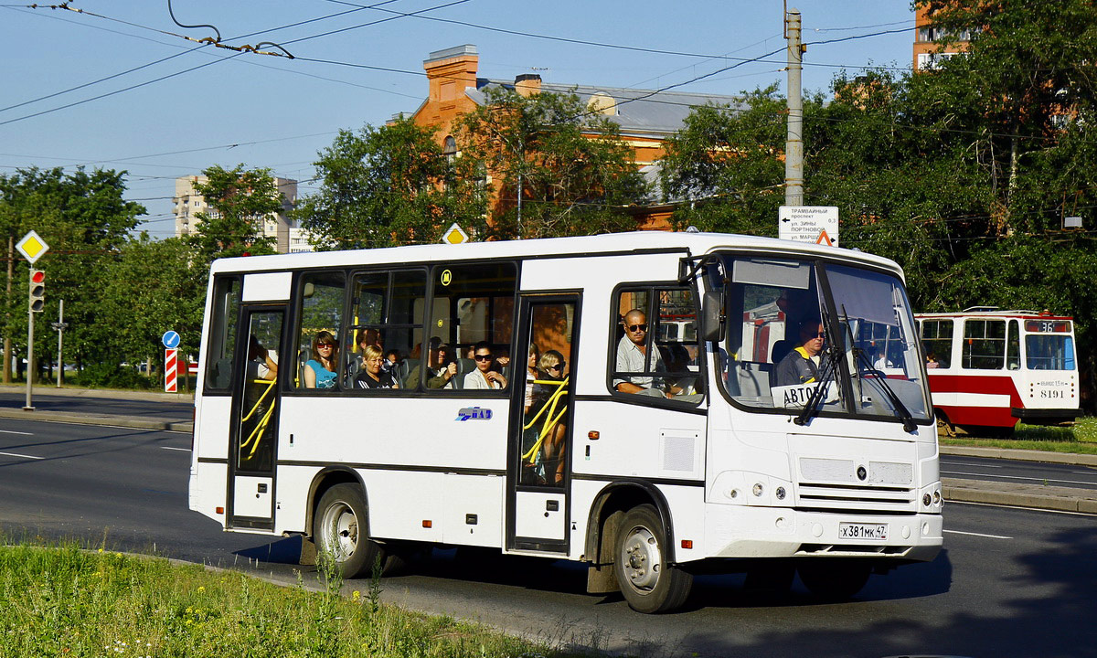 Ленинградская область, ПАЗ-320402-03 № Х 381 МК 47