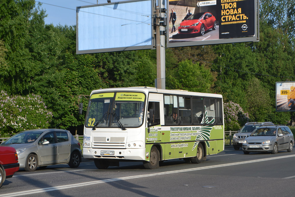 Санкт-Петербург, ПАЗ-320402-03 № В 695 АВ 178