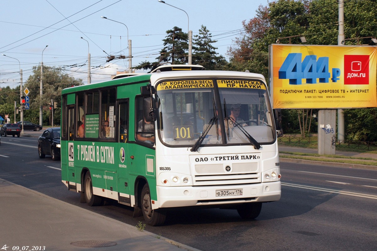 Санкт-Петербург, ПАЗ-320402-05 № В 305 НУ 178