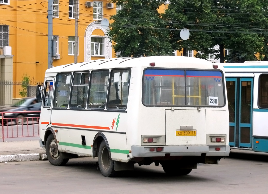 Нижегородская область, ПАЗ-32054 № АО 309 52