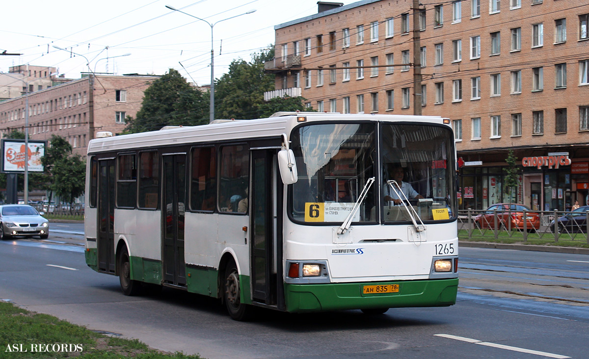 Санкт-Петербург, ЛиАЗ-5256.25 № 1265