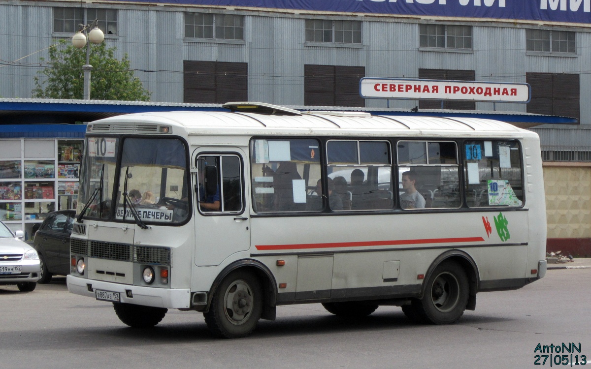 Нижегородская область, ПАЗ-32054 № В 887 АЕ 152