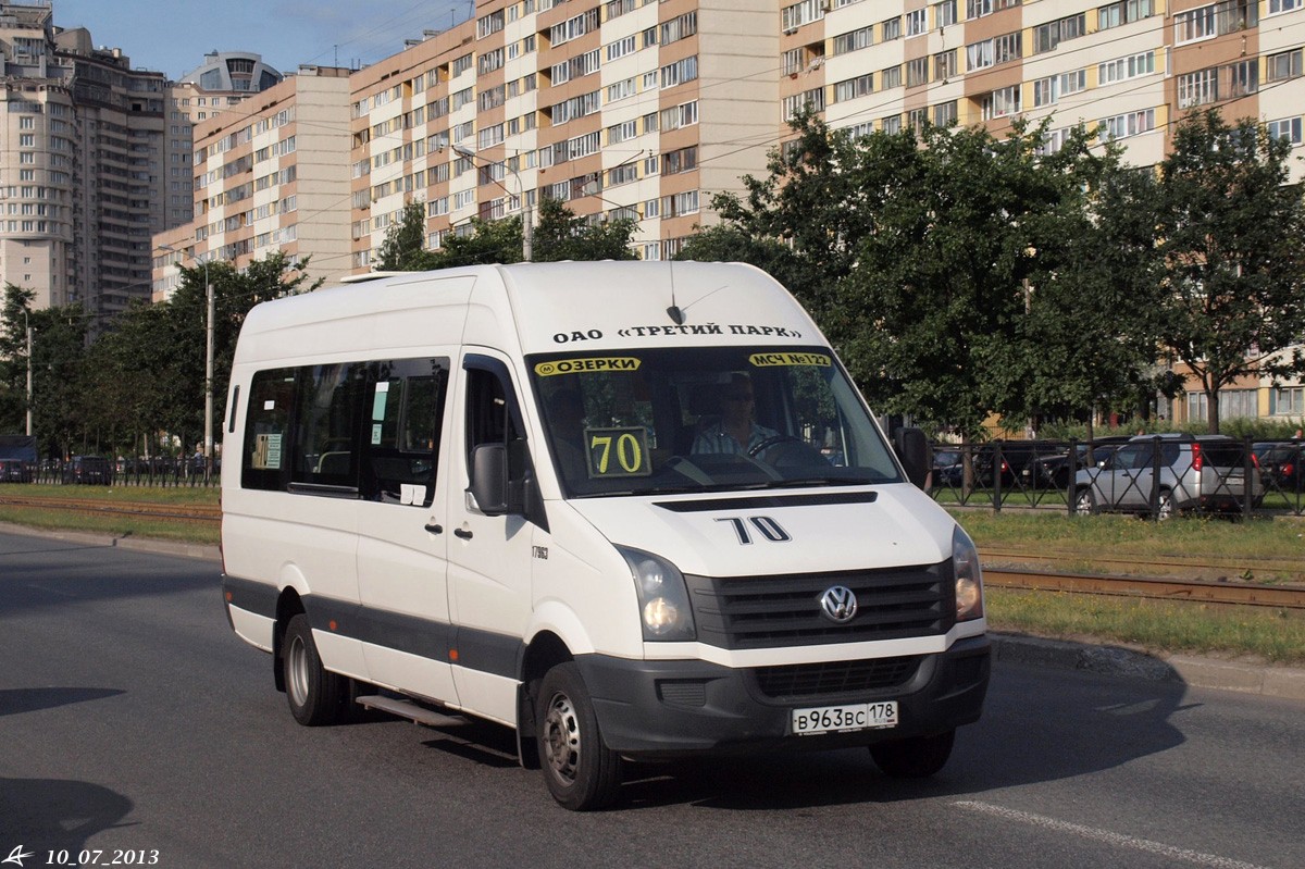 Санкт-Петербург, БТД-2219 (Volkswagen Crafter) № В 963 ВС 178