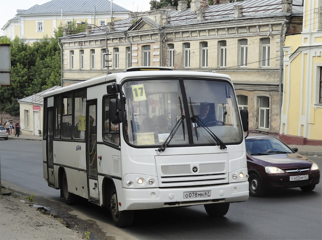 Смоленская область, ПАЗ-320402-03 № О 078 МН 67