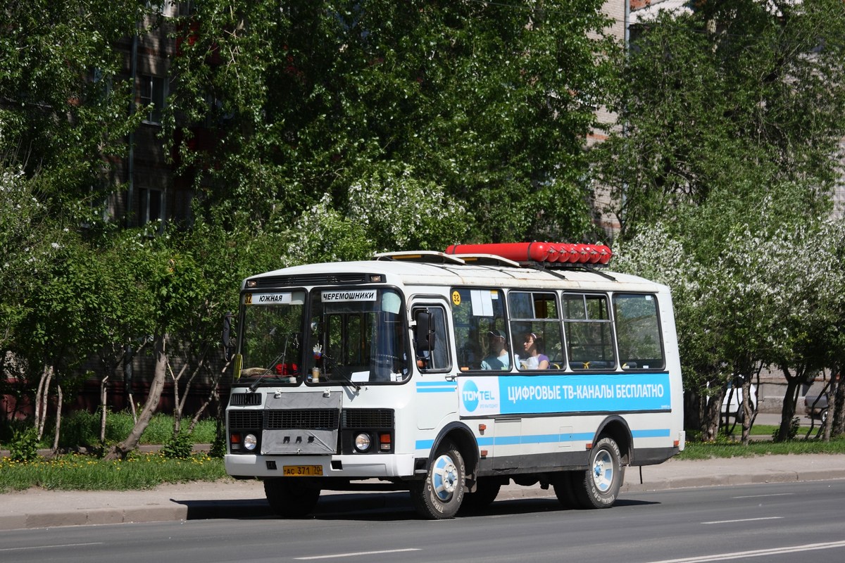 Томская область, ПАЗ-32054 № АС 371 70