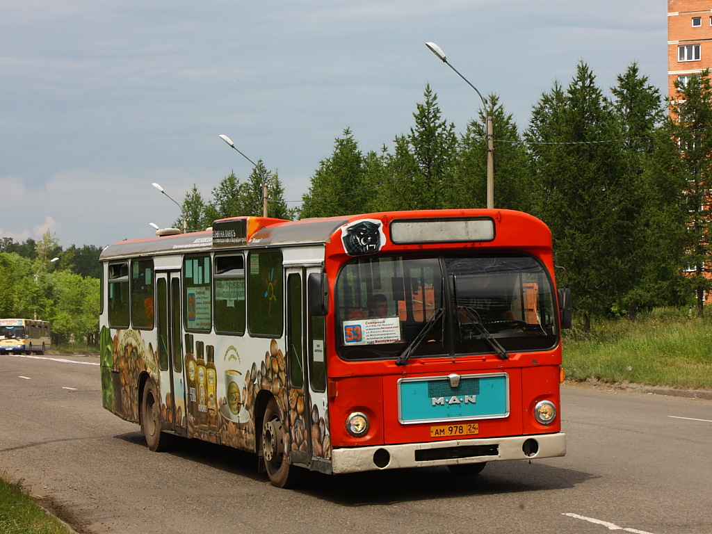 Красноярский край, MAN 192 SL200 № АМ 978 24