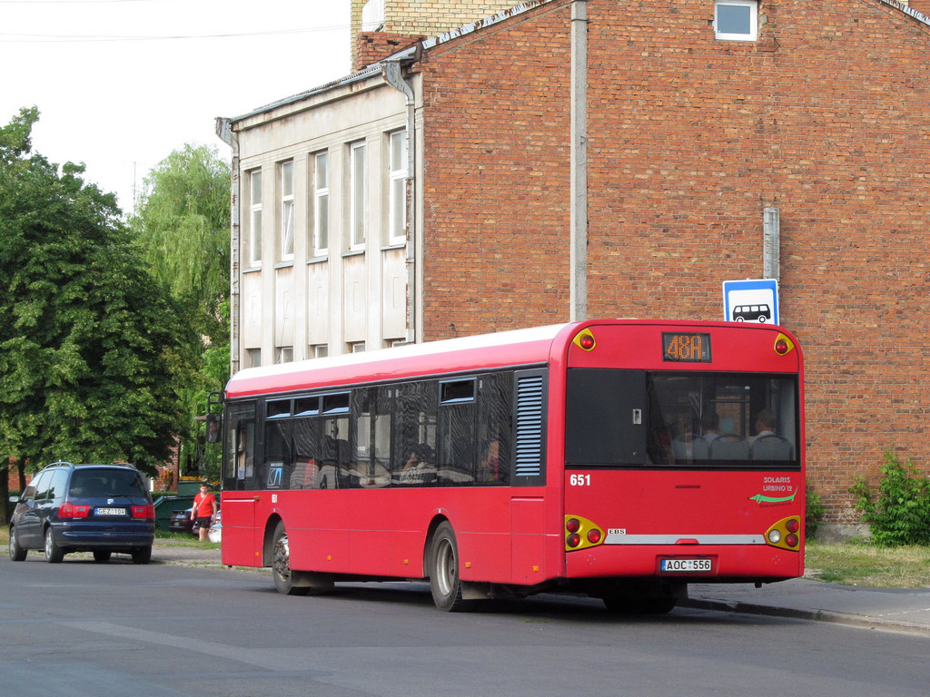 Литва, Solaris Urbino II 12 № 651