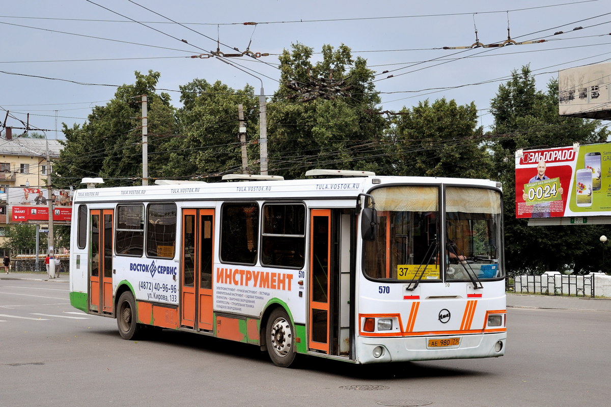 Тульская область, ЛиАЗ-5256.45 № 570