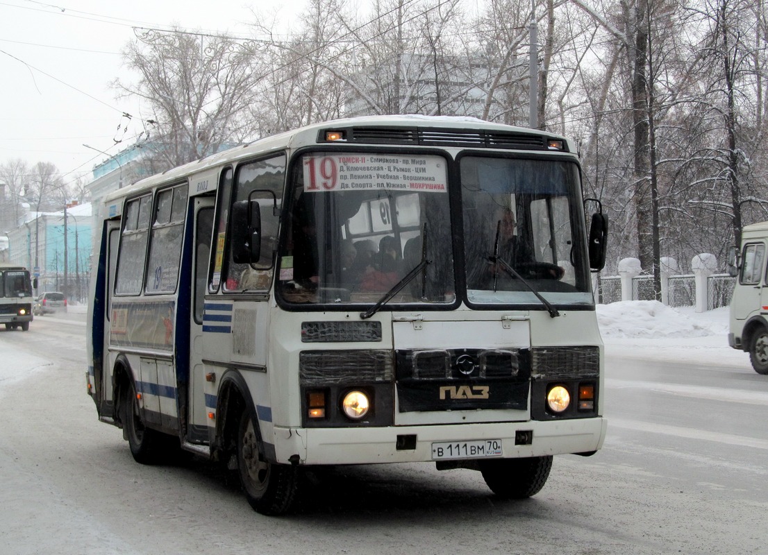 Томская область, ПАЗ-32051-110 № В 111 ВМ 70