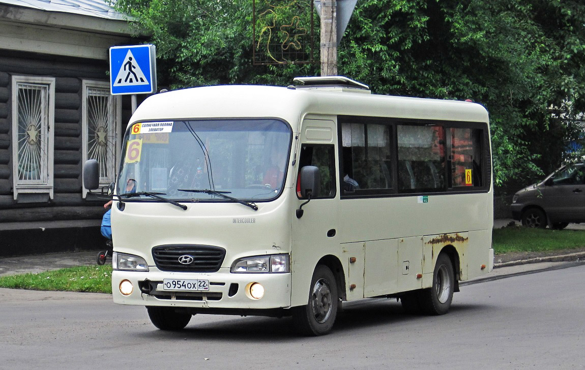 Алтайский край, Hyundai County SWB (РЗГА) № О 954 ОХ 22