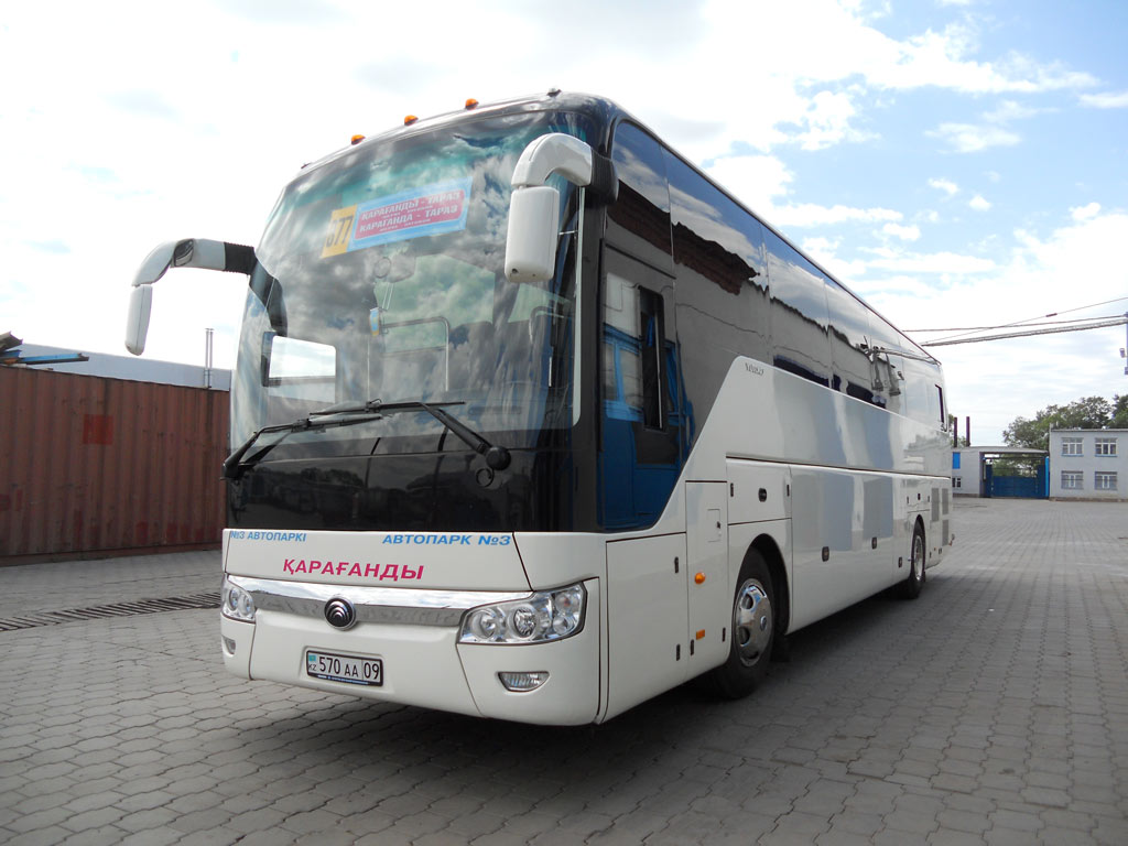 Karagandy province, Yutong ZK6122H9 # 570 AA 09