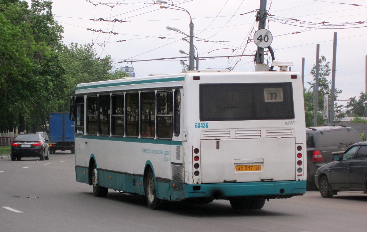 Нижегородская область, ЛиАЗ-5293.00 № 63436