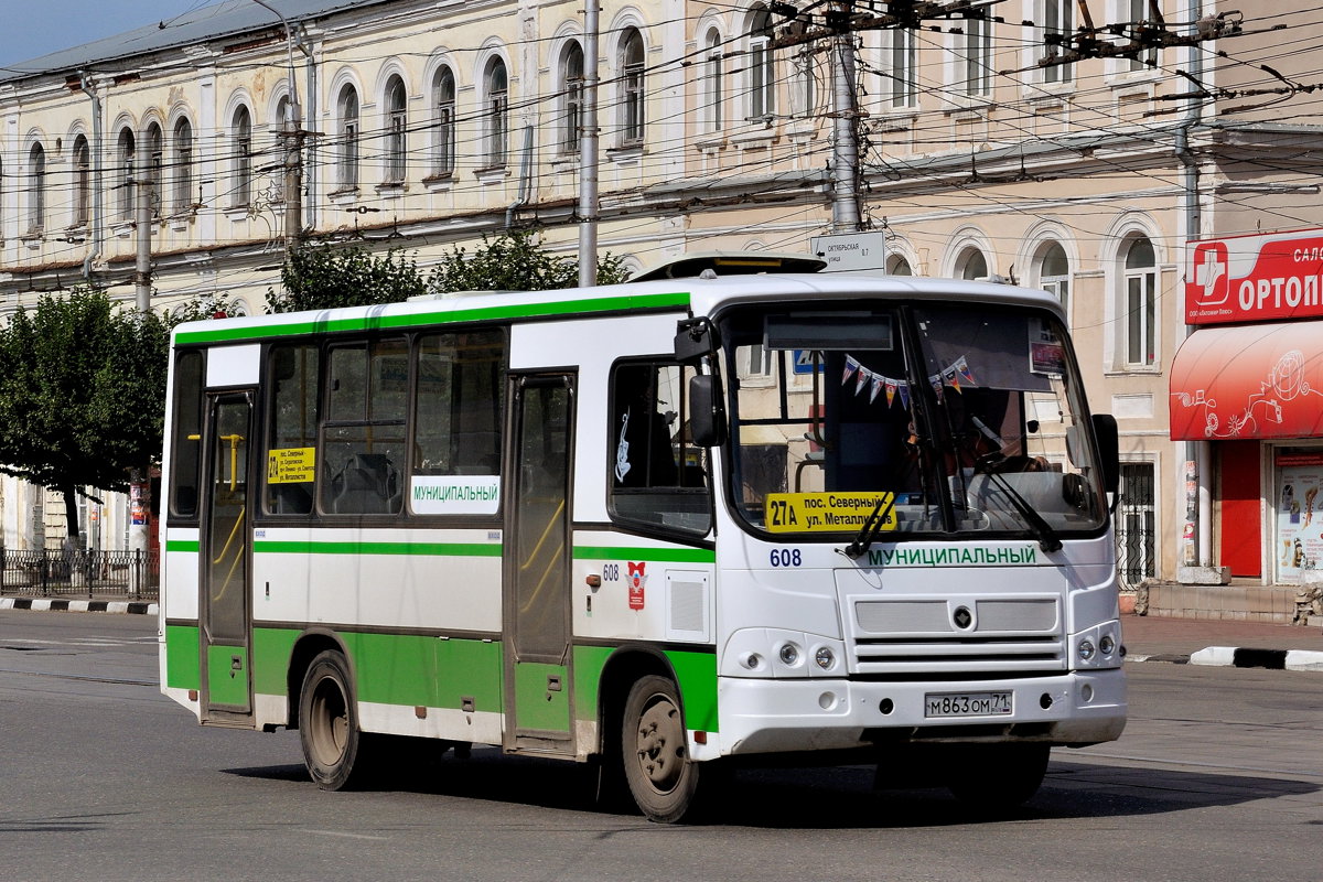 Тульская область, ПАЗ-320402-03 № 608