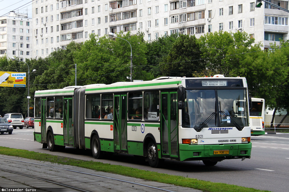 Москва, Ikarus 435.17 № 03121