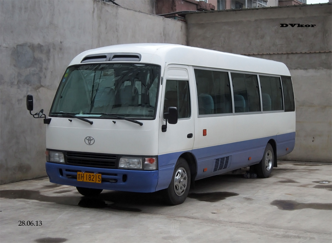 Китай, Toyota Coaster HZB50R № 吉H 18215