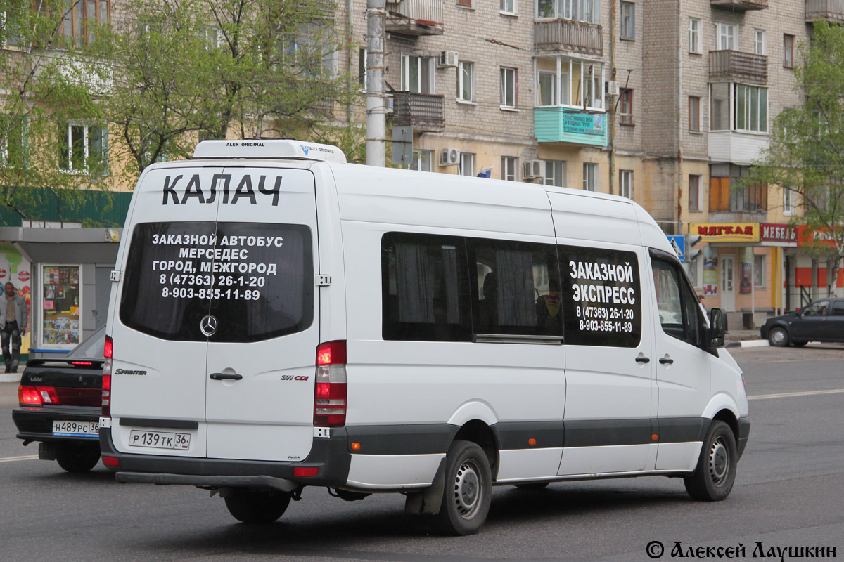 Воронежская область, Mercedes-Benz Sprinter W906 311CDI № Р 139 ТК 36 —  Фото — Автобусный транспорт