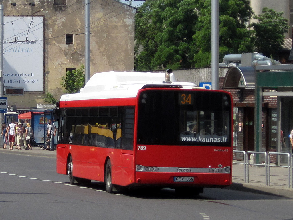 Литва, Solaris Urbino III 12 CNG № 789