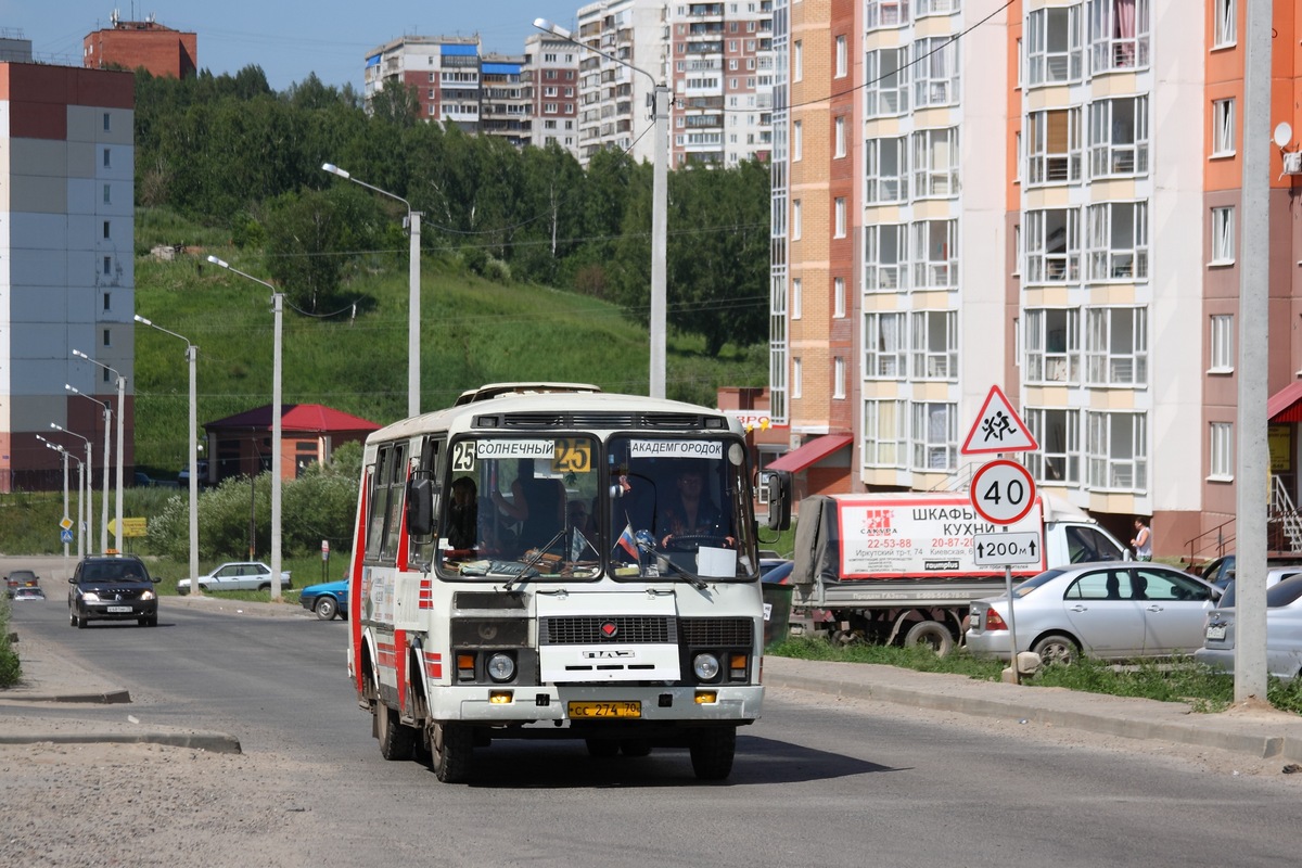 Томская область, ПАЗ-32051-110 № СС 274 70