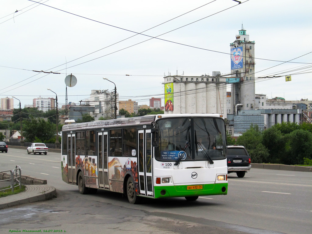 Челябинская область, ЛиАЗ-5256.53 № 100