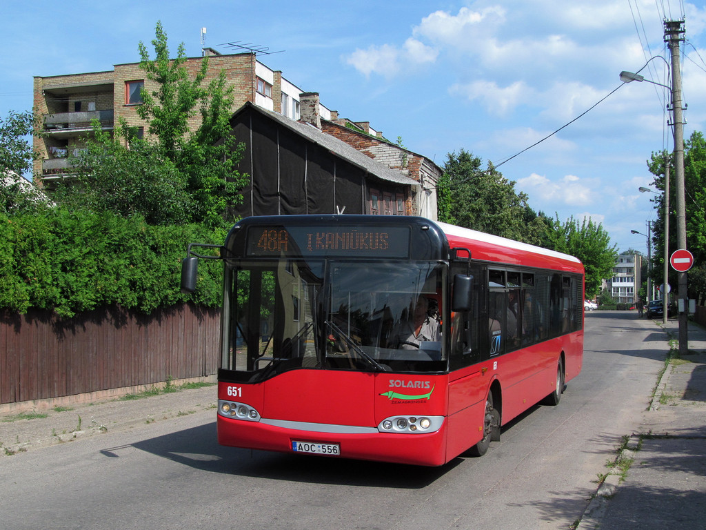 Литва, Solaris Urbino II 12 № 651