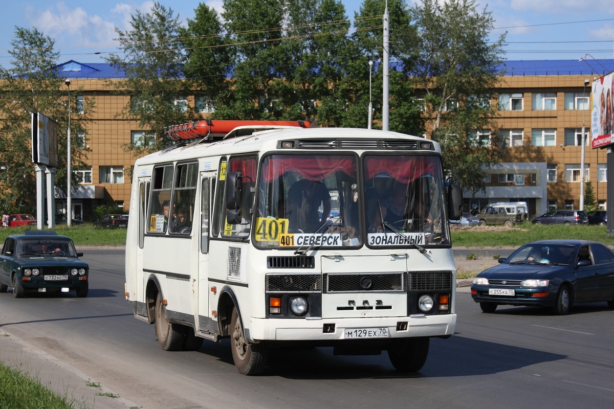 Томская область, ПАЗ-32051-110 № М 129 ЕХ 70