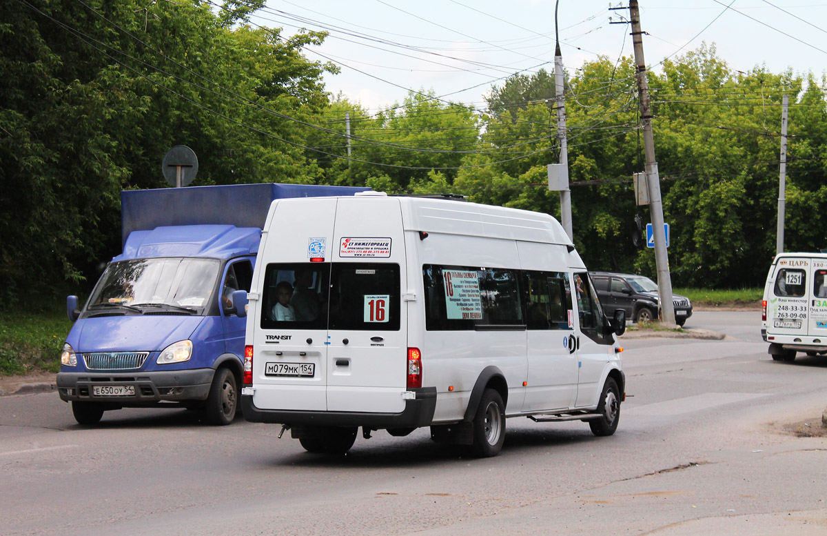 Novosibirsk region, Nizhegorodets-222709  (Ford Transit) # М 079 МК 154