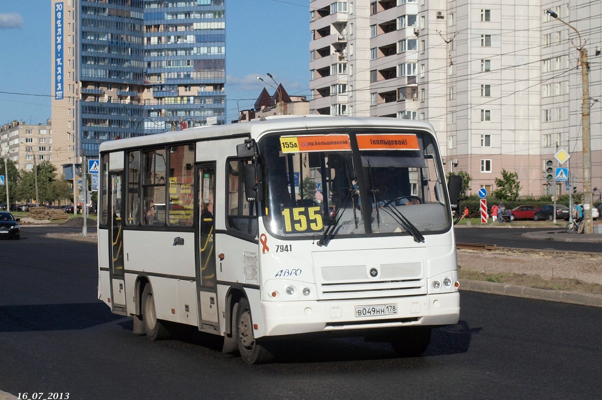 Санкт-Петербург, ПАЗ-320402-05 № 7941