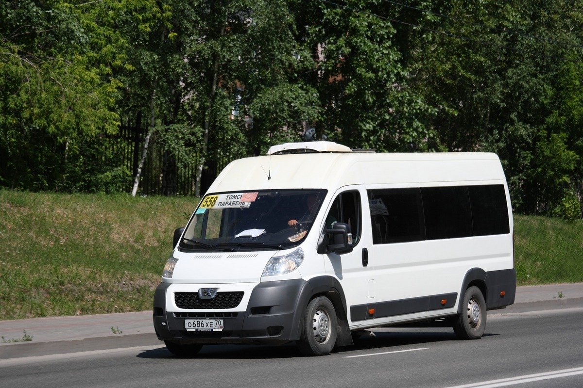 Томская область, Нижегородец-2227SK (Peugeot Boxer) № О 686 ХЕ 70