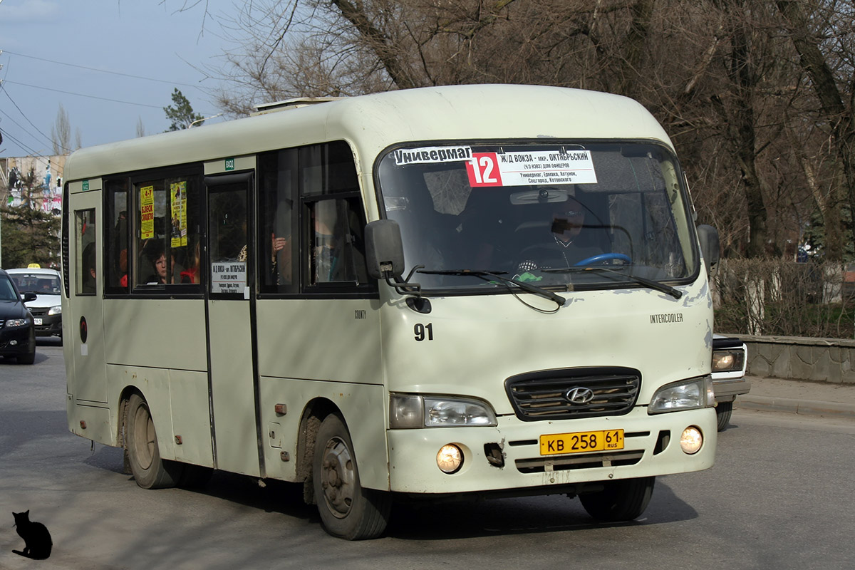 Ростовская область, Hyundai County SWB C08 (РЗГА) № КВ 258 61