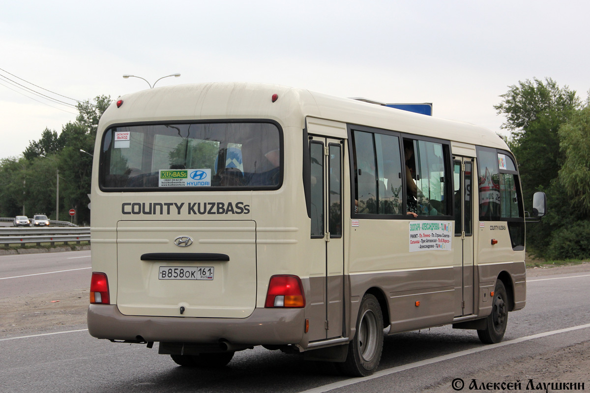 Ростовская область, Hyundai County Kuzbass № В 858 ОК 161