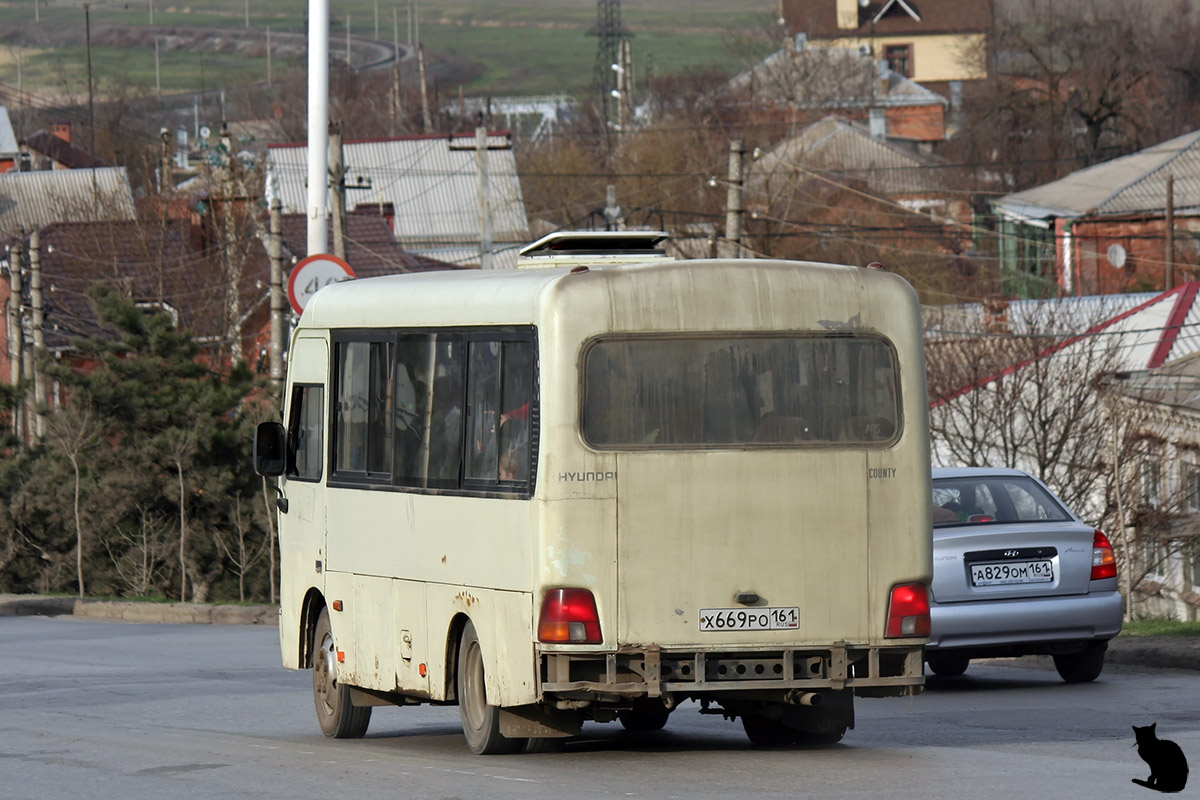 Ростовская область, Hyundai County SWB C08 (РЗГА) № Х 669 РО 161