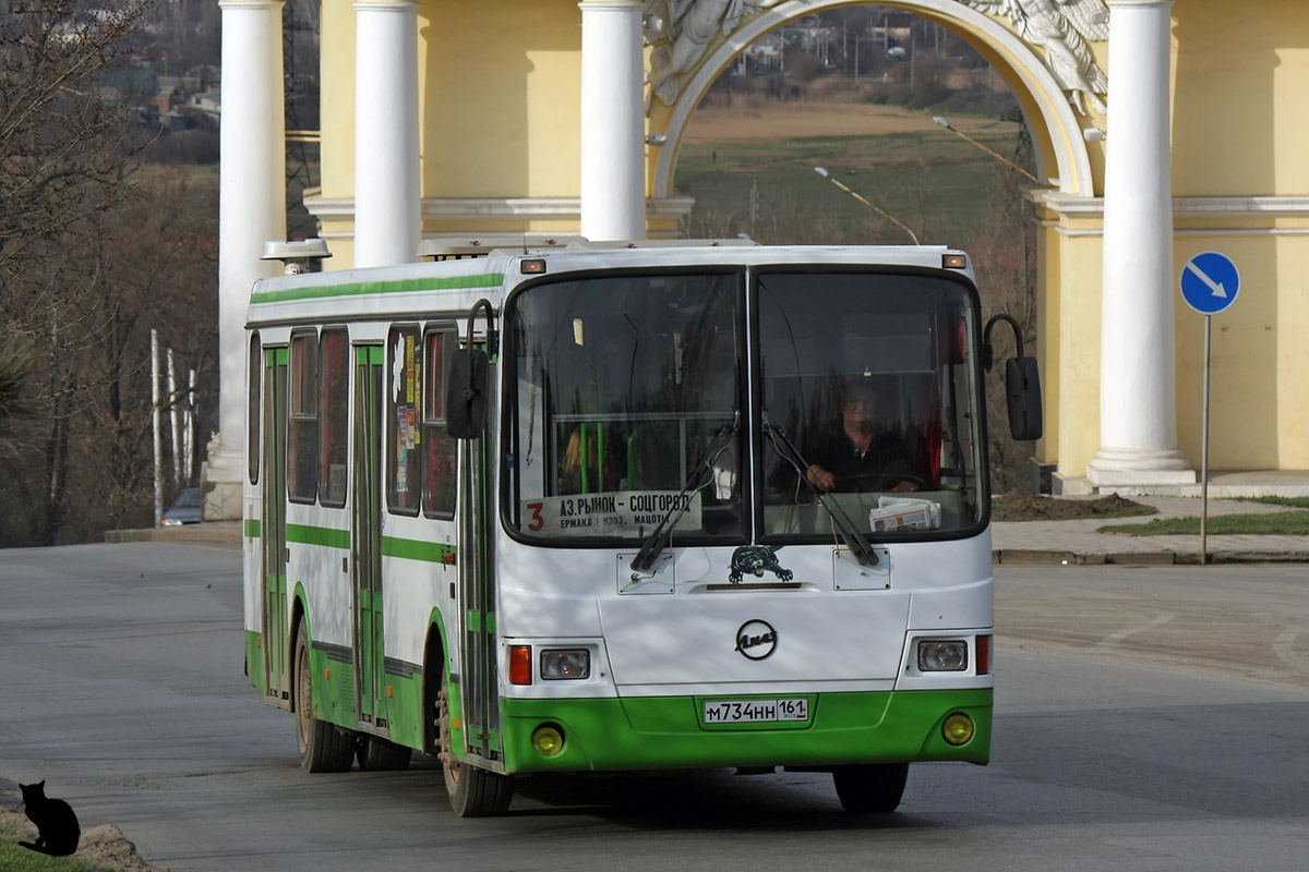 Ростовская область, ЛиАЗ-5256.45 № М 734 НН 161