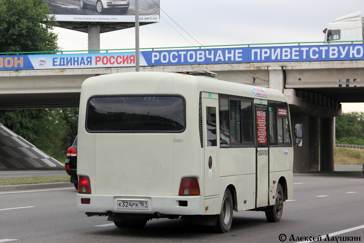 Ростовская область, Hyundai County SWB C08 (РЗГА) № К 324 РК 161