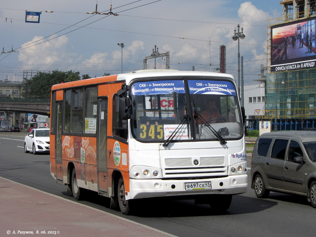 Санкт-Петербург, ПАЗ-320402-05 № В 697 СХ 47