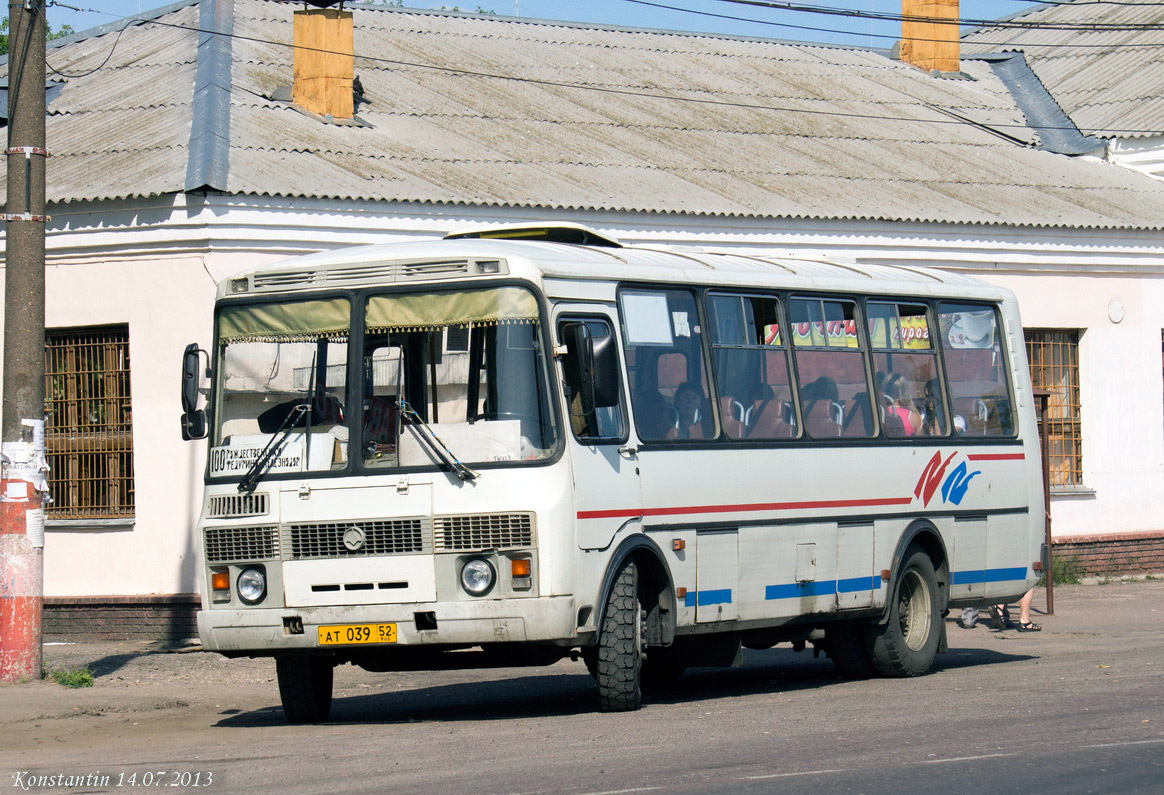 Нижегородская область, ПАЗ-4234 № АТ 039 52