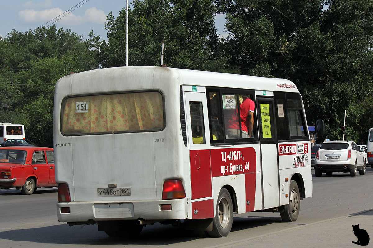 Ростовская область, Hyundai County SWB C06 (РЗГА) № У 446 ОТ 161