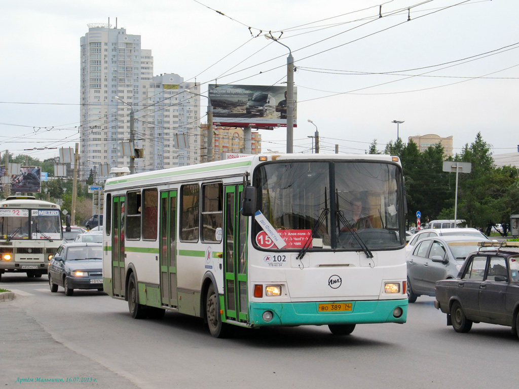 Челябинская область, ЛиАЗ-5256.26 № 102